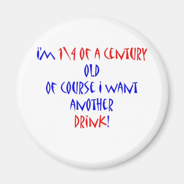 Aimant 25 (1\4 siècle) une autre boisson (Devant)