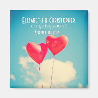 2 Ballons en forme de coeur rouge vif Enregistrer 