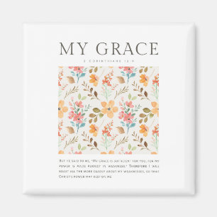 Aimant 2 Corinthiens 12:9 Ma grâce vous suffit