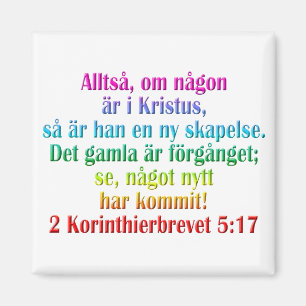 Aimant 2 Corinthiens 5:17 Suédois