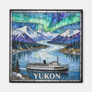 Aimant 2. Whitehorse Yukon River et Montagne ✨