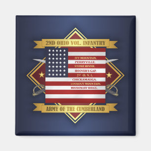 Aimant 2e infanterie bénévole de l'Ohio