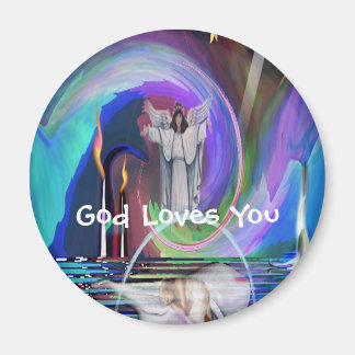 Aimant 2GodIsNoFantasybywebbie, Dieu vous aime