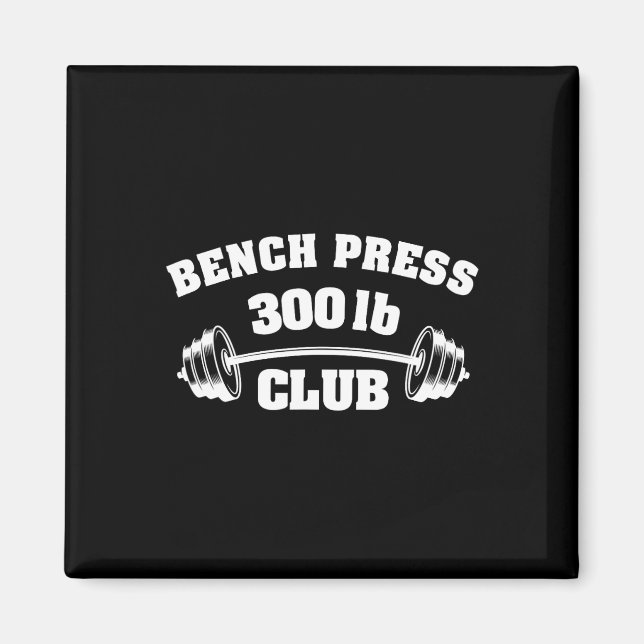 Aimant 300 Lbs Pound Bench Press Club Gym Weightlifting P (Devant)