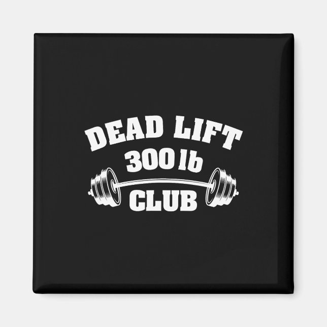 Aimant 300 Lbs Pound Club Gym Weightlifting Powerlift Dea (Devant)