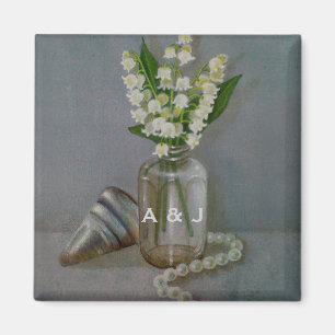 Aimant 30e anniversaire du Mariage Pearl Personnalisé