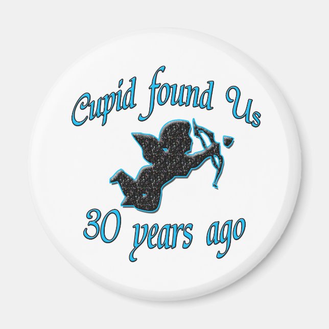 Aimant 30ème. Anniversaire (Devant)