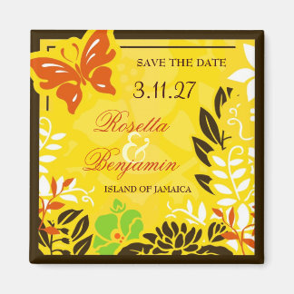 Aimant 311 Jardin jamaïcain Sauvez la date