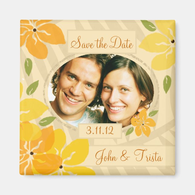 AIMANT 311-TROPICAL ENREGISTRER LA DATE ORANGE (Devant)
