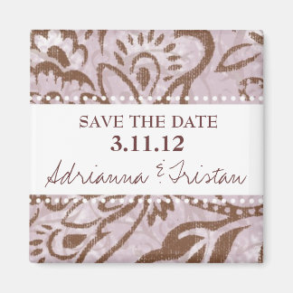 AIMANT 311-VINTAGE PINK DOT ENREGISTRER LA DATE