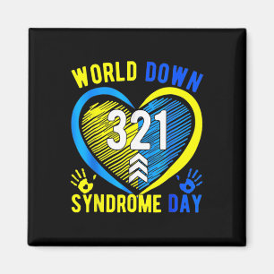 Aimant 321 Journée mondiale de sensibilisation au syndrom