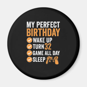 Aimant 32ème Tour 32 Mon anniversaire parfait Gaming