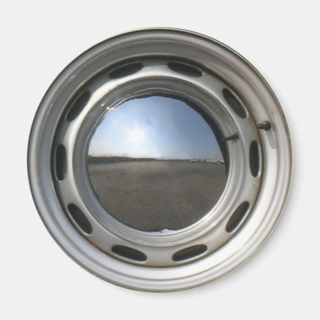 Aimant 356 Roue de voiture classique (jante) avec casquet (Devant)