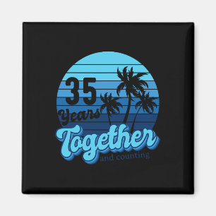 Aimant 35 ans ensemble Croisière pour couples 35e anniver