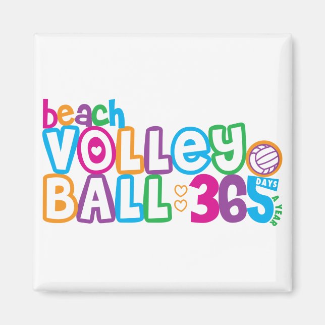 Aimant 365 Beach Volleyball (Devant)