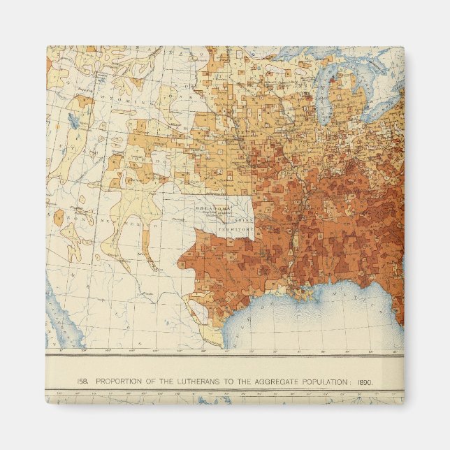 Aimant 37 Baptistes, Luthériens 1890 (Devant)