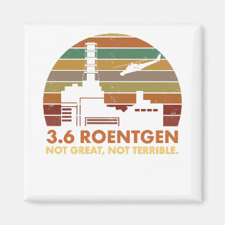 Aimant 3.6 Roentgen Pas grand, Pas terrible Tchernobyl