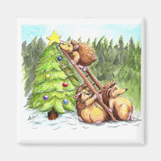 Aimant 3 choupissons de Noël