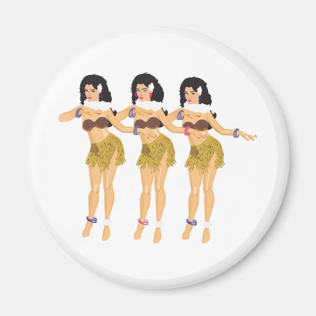 Aimant 3 Hulas (Devant)