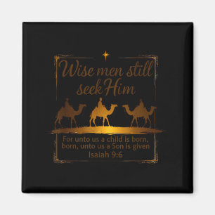 Aimant 3 Rois mages religieux de Noël cherchent encore Lu