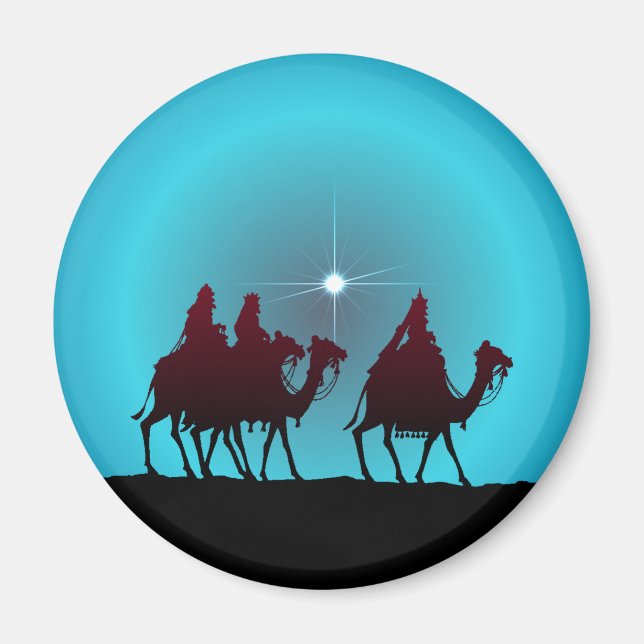 Aimant 3 WISEMEN & STAR par SHARON SHARPE (Devant)