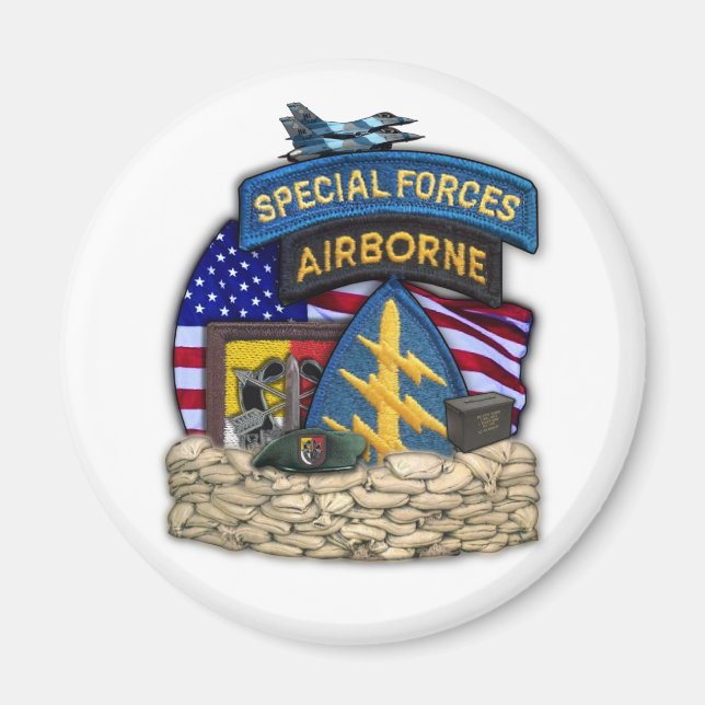 Aimant 3e groupe des forces spéciales vétérans de l'irak  (Devant)