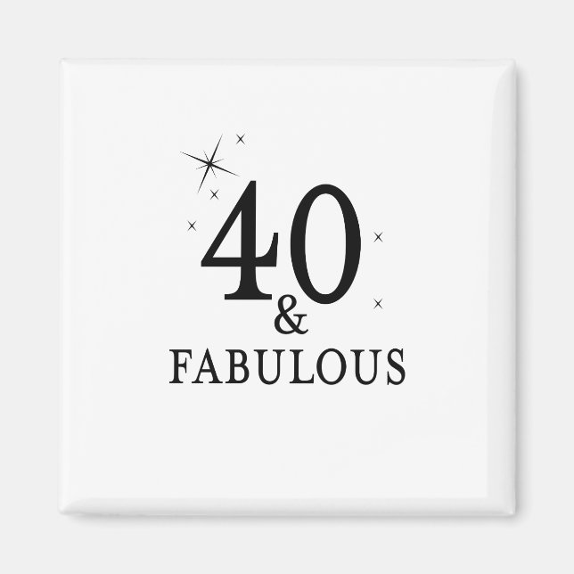 Aimant 40 et fabuleux (Devant)