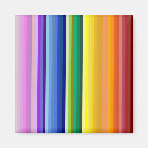 Aimant 42 bandes arc-en-ciel