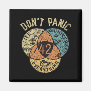 Aimant 42 Réponse à la vie l'univers et tout Ne