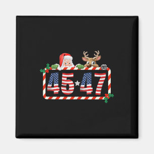 Aimant 45 47 Trump 2024 Noël 45 Et 47 Père Noël