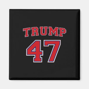 Aimant 47 Trump 2024 Voter Président Donald Trump 47e Ava