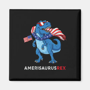 Aimant 4 juillet Amerisaurus T Rex Dinosaur Garçons T