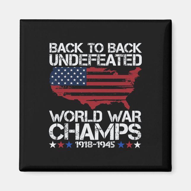 Aimant 4 juillet - Byck To Byck Unbatted World War Ch (Devant)