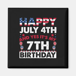Aimant 4 juillet Et oui c'est mon 7e anniversaire d'indép