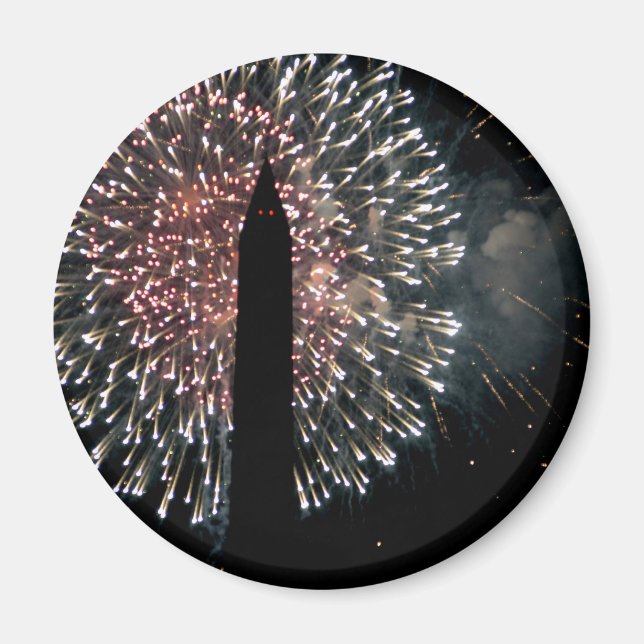 Aimant 4 juillet feu d'artifice Washington Monument (Devant)
