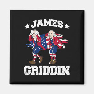 Aimant 4 juillet James Madison Griddy James Griddin 1