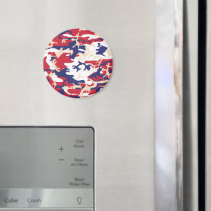 Aimant 4 juillet, Jour de l'Indépendance, Beige de camouf