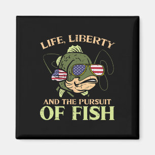 Aimant 4 Juillet Liberty Pursuit Fish Funky Fishing P