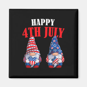 Aimant 4 juillet nains America Fête de l'Indépendance Pat