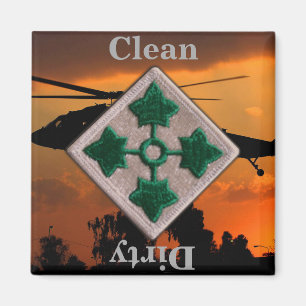 Aimant 4e division d'infanterie vietnam irak vétérans de