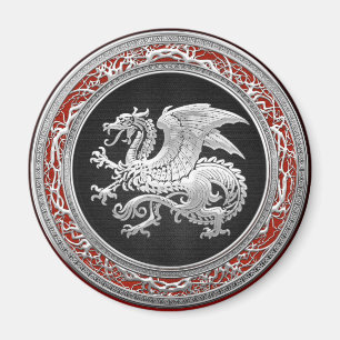 Aimant [500] Dragon islandais, Landvæ ttir [Argent]