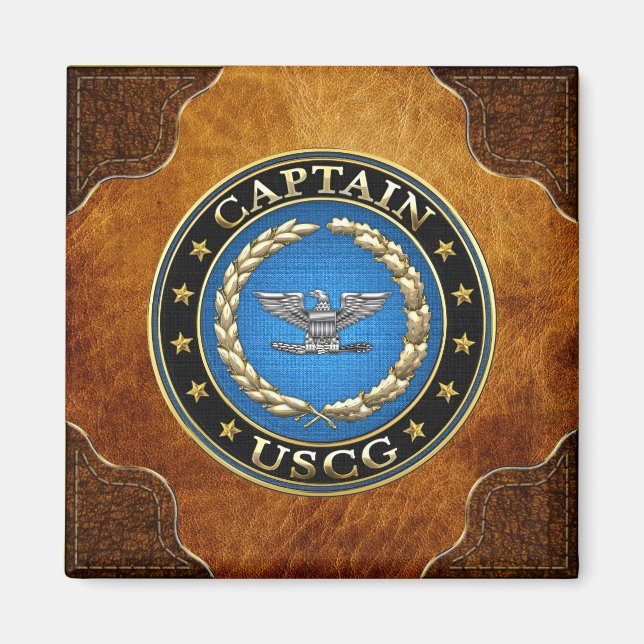 Aimant [500] Garde des côtes : capitaine (CAPT) (Devant)