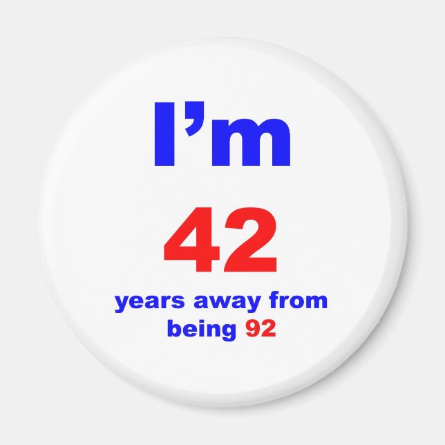 Aimant 50 Anniversaire (Devant)