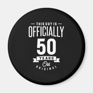 Aimant 50 Ans - 50e Anniversaire Drôle Cadeau