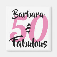 50 ans et Fabuleuse Nom Personnalisé Anniversaire 
