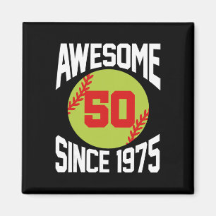 Aimant 50 Ans Incroyable Depuis 1975 Softll 50e Anniversa