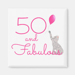 Aimant 50 et anniversaire fabuleux d'amoureux de les