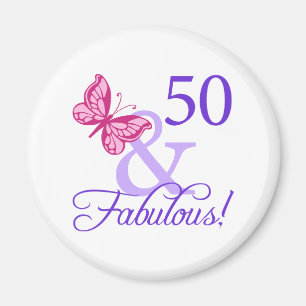 Aimant 50 Et Fabuleux Anniversaire
