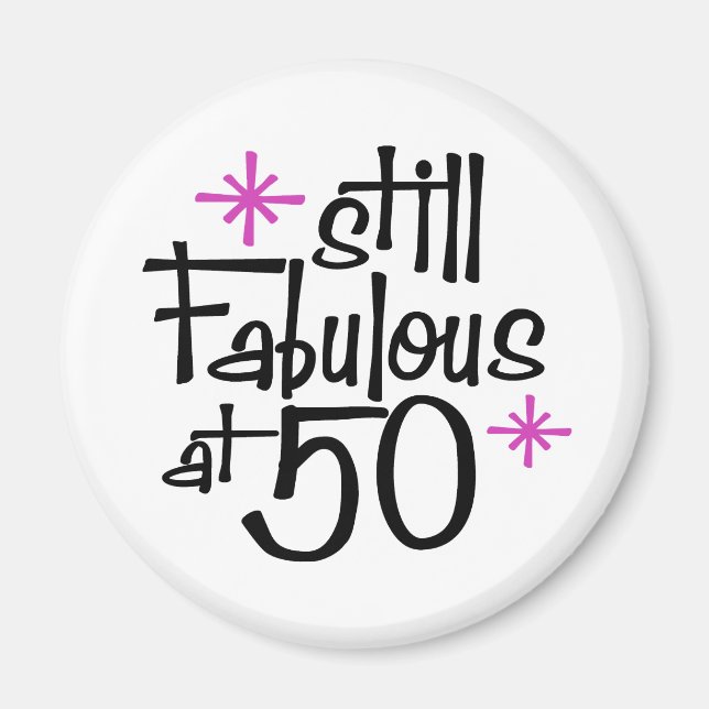 Aimant 50e anniversaire (Devant)