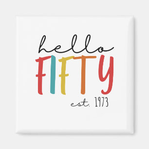 Aimant 50e anniversaire